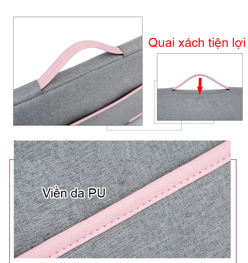 [HCM]Túi Chống Sốc Bảo Vệ Laptop Ianbite B01
