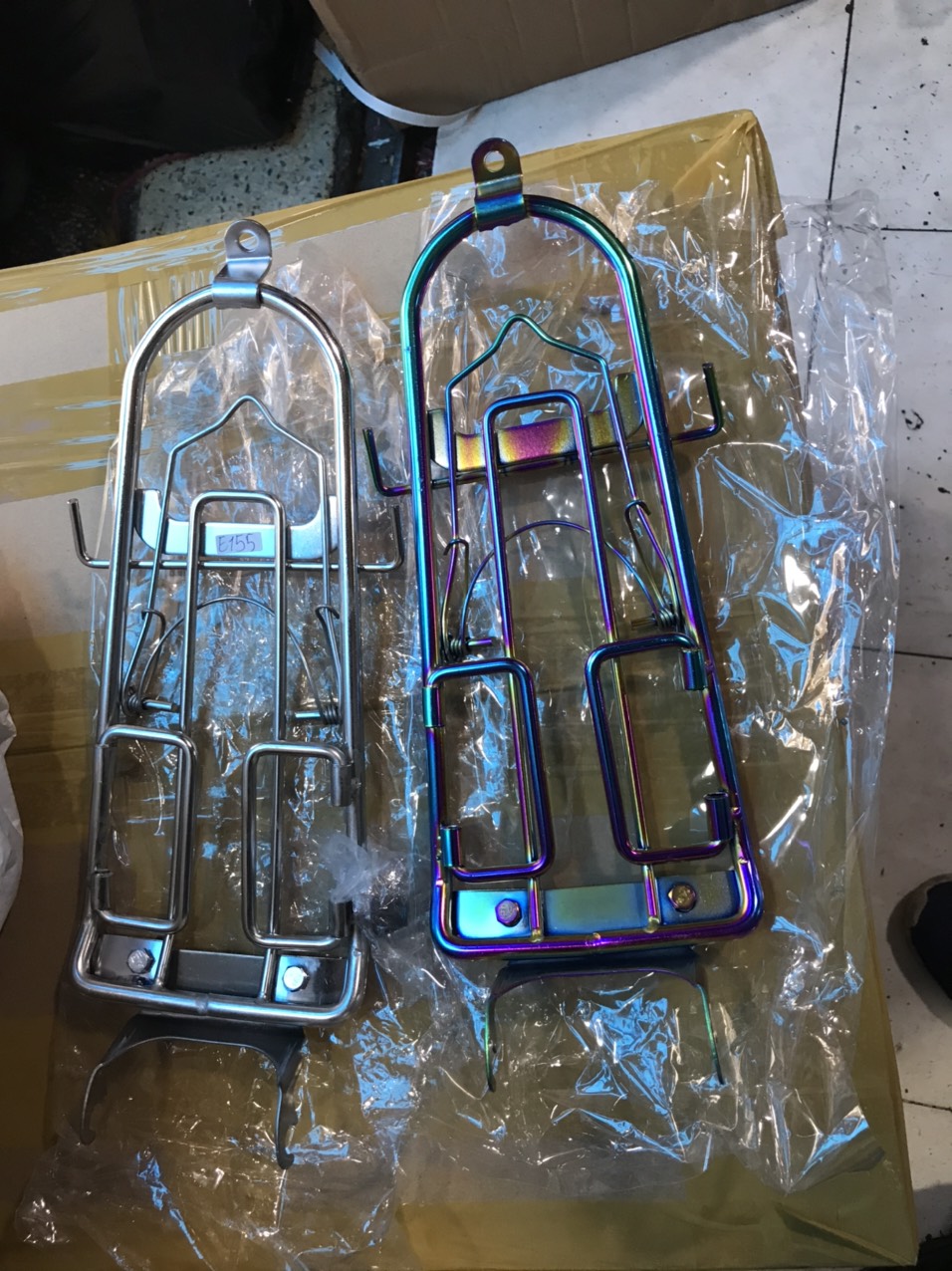 Baga xếp inox 10ly titan cho ex155 vva