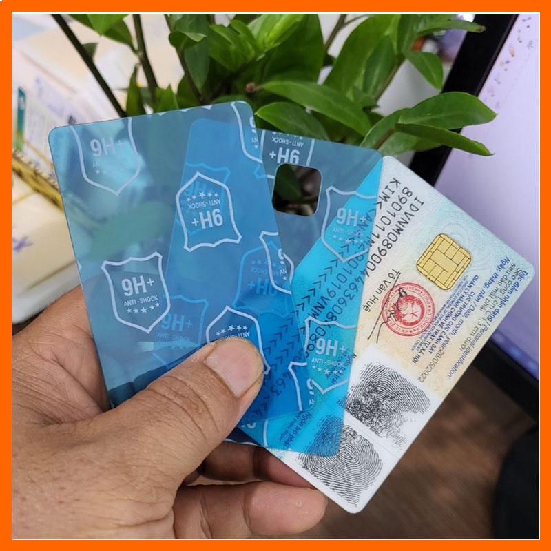 Miếng dán căn cước công dân CCCD/Bằng lái xe BLX/ Bảo vệ cccd chống trầy xước siêu bóng, chống nước