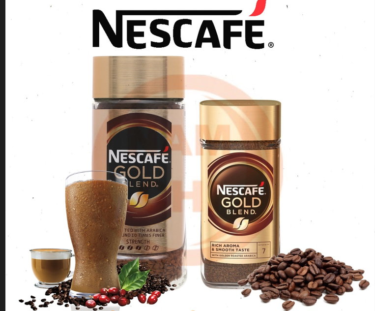 Date 03/25  Cà phê hòa tan cao cấp Nescafe Gold Blend Anh 100g