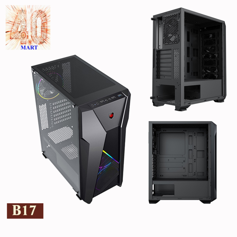 Giá Case VSP Gaming B17 Mặt Hông Trong Suốt- CÓ SẴN LED RGB