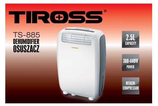 [Trả góp 0%]Máy hút ẩm Tiross TS-885(20lít/ngày)