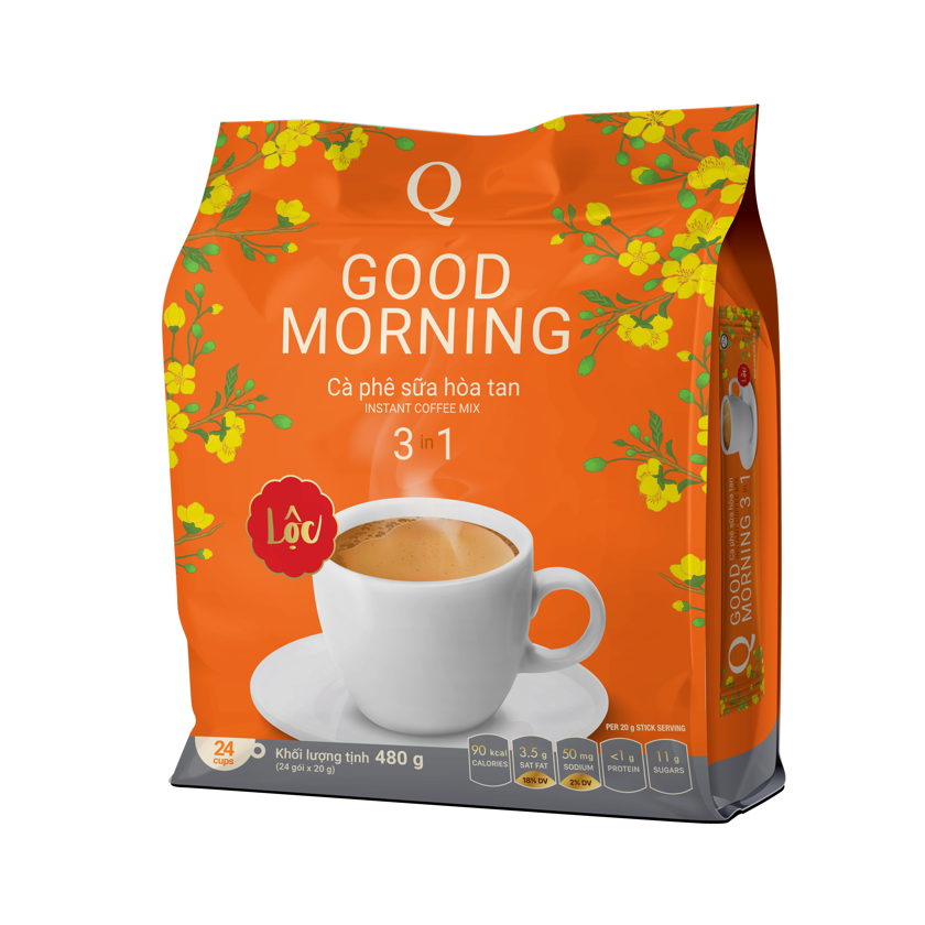 CÀ PHÊ HÒA TAN 3IN1 GOOD MORNING