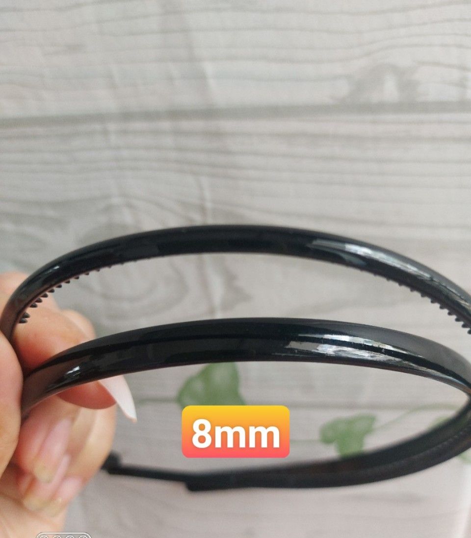 [HCM]- 2 CÀI TÓC ĐEN TRƠN 4MM ,8MM NHỎ