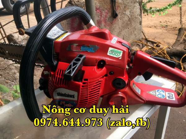 Máy cưa xích chạy xăng mini Shindaiwa E2035s thế hệ mới giật trợ lực