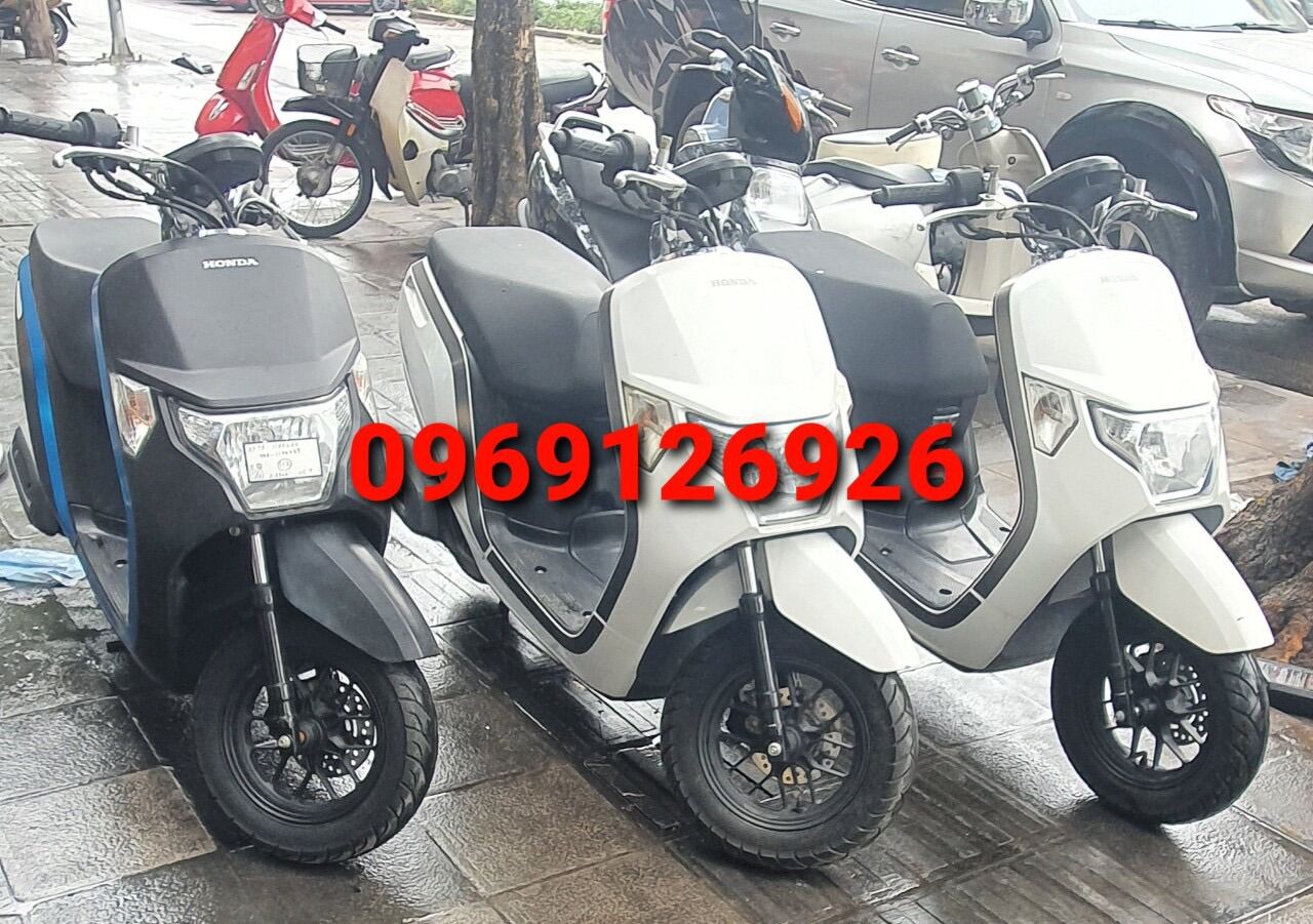 FREESHIP Xe máy 50cc Dunk màu đỏ đen
