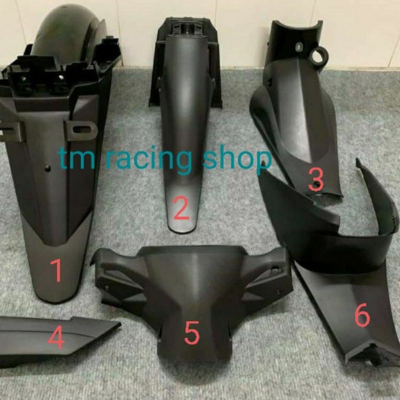 nhựa nhám sirius 110 / sirius 50cc / đuôi / đầu / yếm khóa / dè / cốp nhỏ