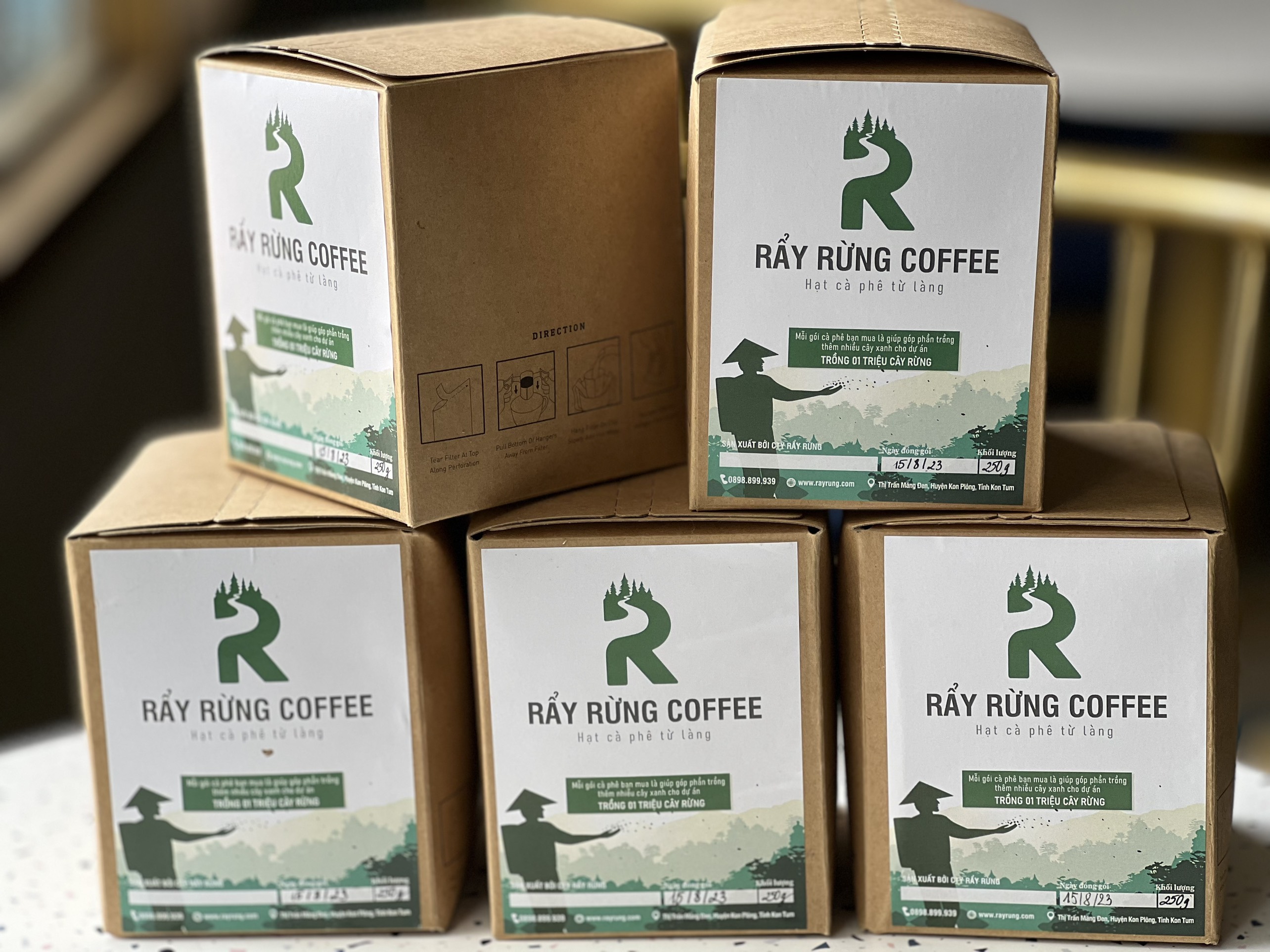 Cafe phin giấy Rẫy rừng