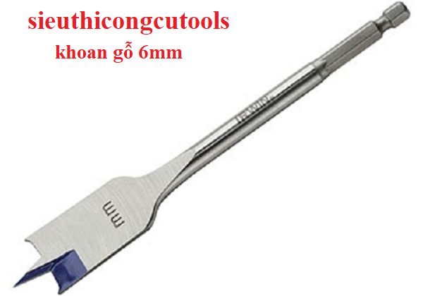 [HCM]1x 6mm 1 Mũi khoan gỗ-đuôi cá (chiều dài 152mm) Irwin 10502803