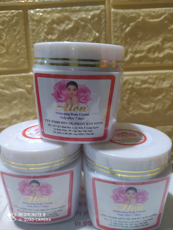 Kem Alon dưỡng trắng da toàn thân 60g