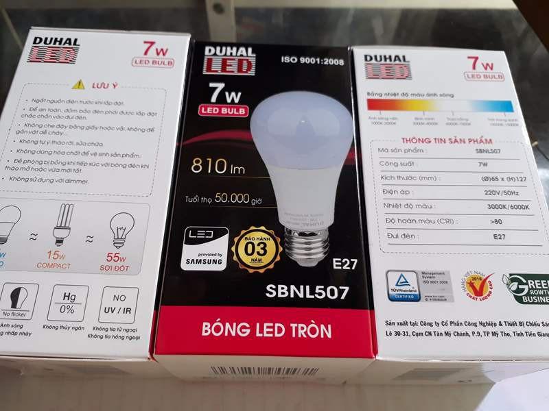 [HCM]Bóng đèn LED DUHAL 7W