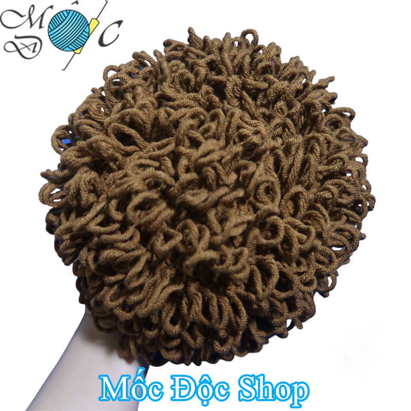 Mũ len tóc xù cho bé trai [dùng len Milk cotton nên độ bền cao]