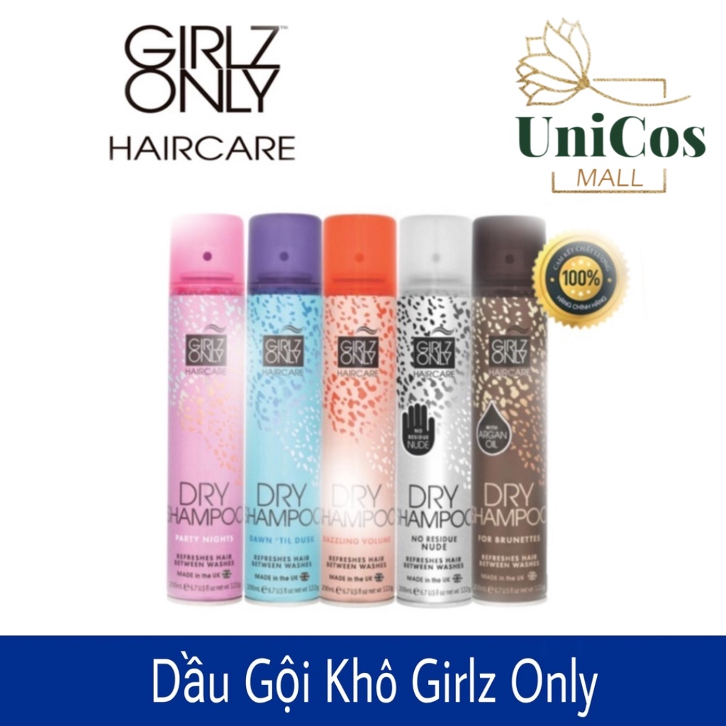 Dầu gội khô girlz only uk - 150ml - dầu gội khô