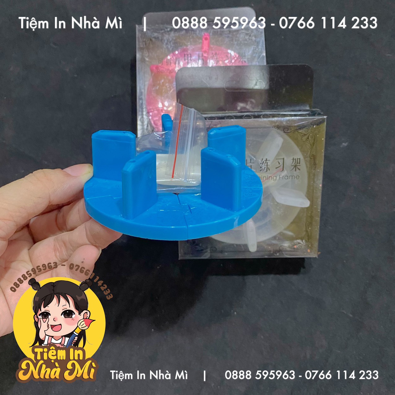 Đế gắn móng giả tập làm nail