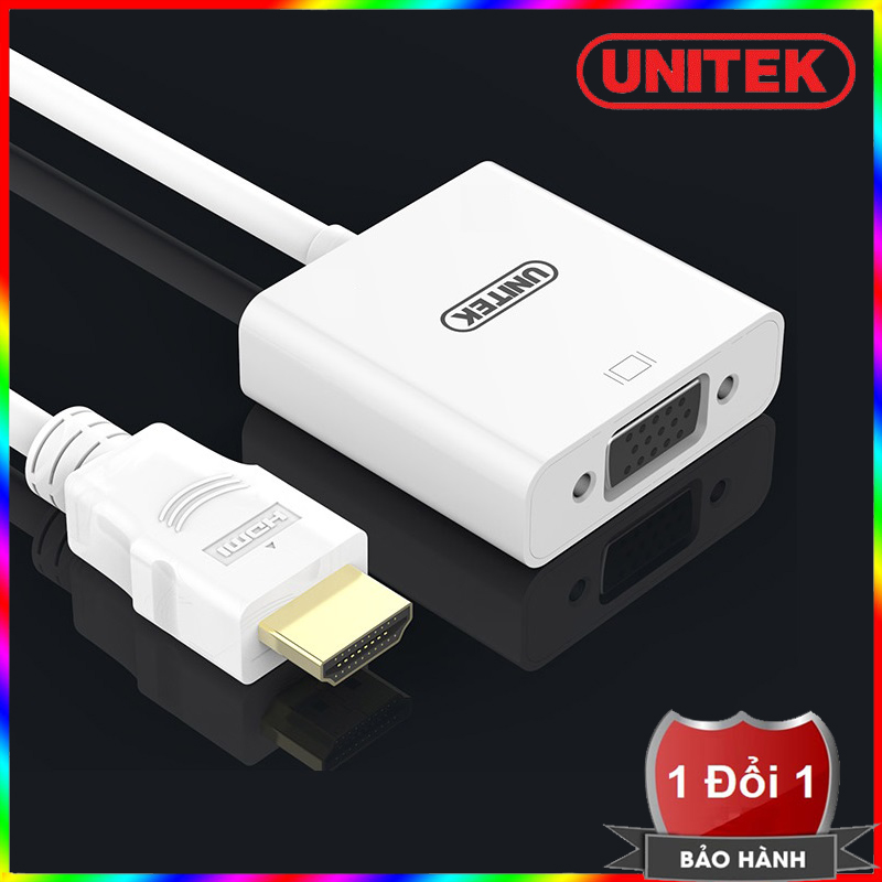 Cáp chuyển HDMI sang VGA UNITEK Y-6333