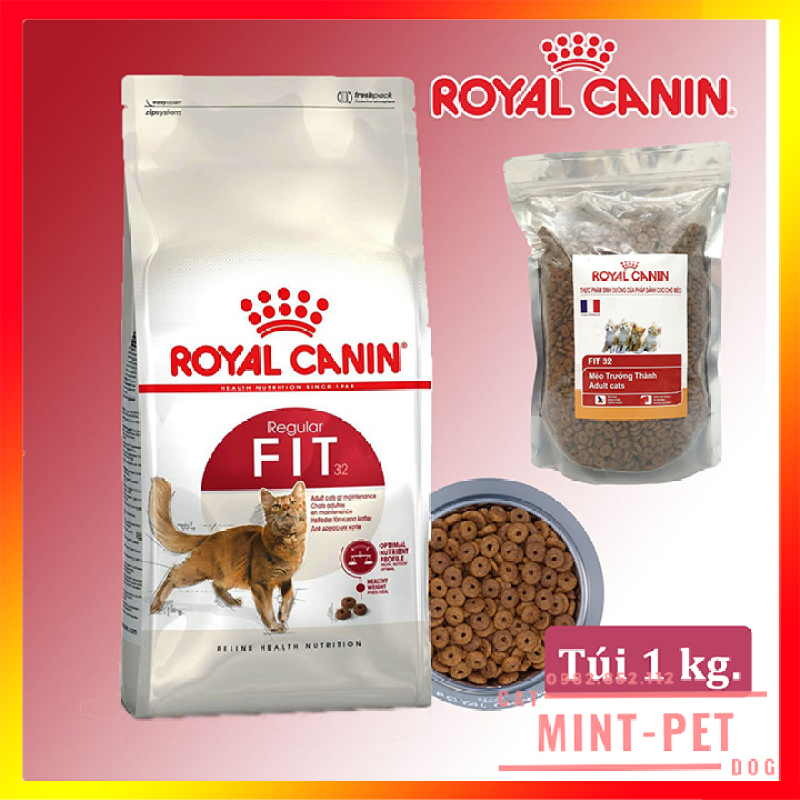 Thức Ăn Hạt Cho Mèo Trưởng Thành Royal Canin Fit 32 Túi 1Kg