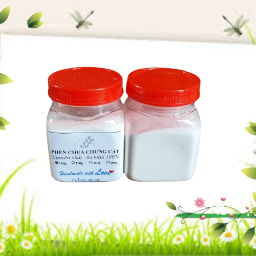 Lọ 100gr Bột phèn chua chưng khô nguyên chất (Phèn phi)