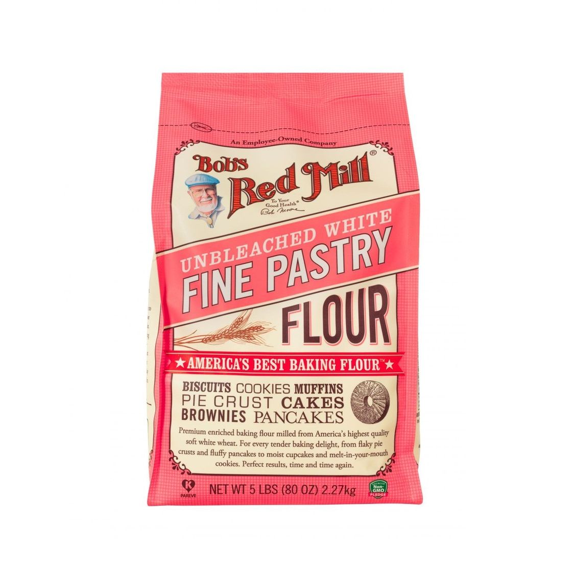 Bột mì mềm không tẩy (bột cake) 2.27kg - Unbleached Fine Pastry Flour
