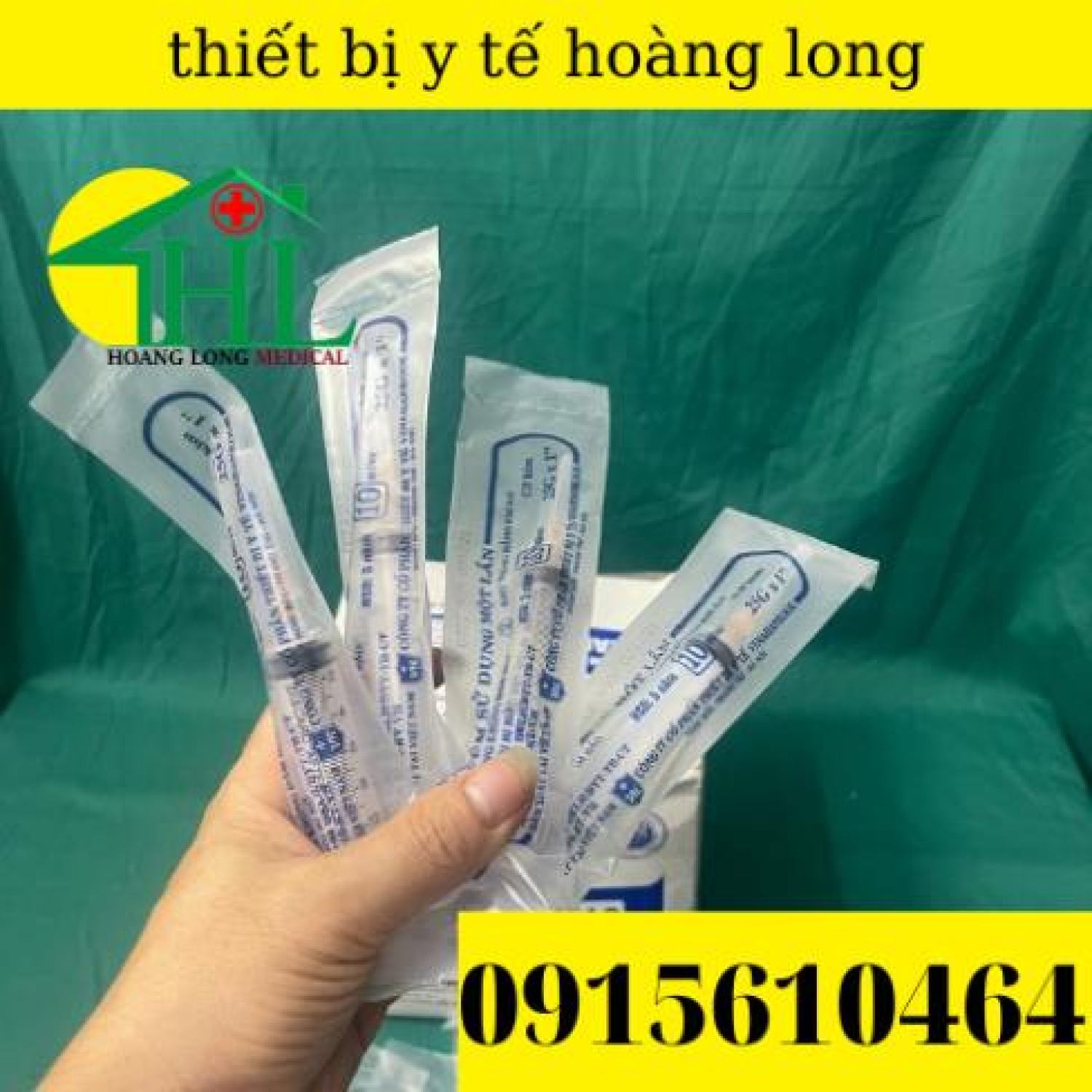 [Bán lẻ 10 chiếc] Bơm tiêm 1 lần Vinahankook 10ml