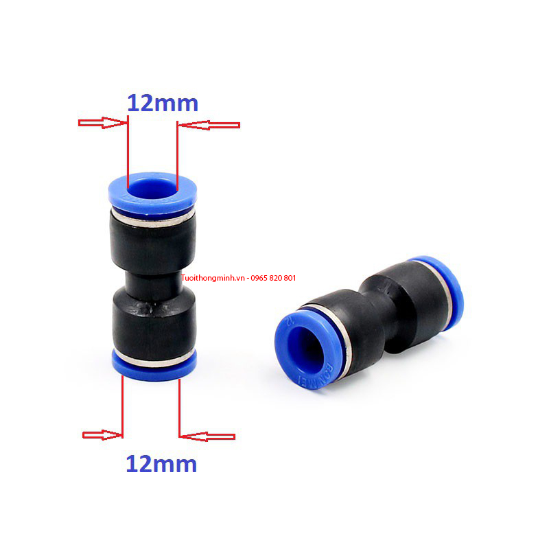 Kết nối nhanh,nối thẳng ống 6,8,10,12mm