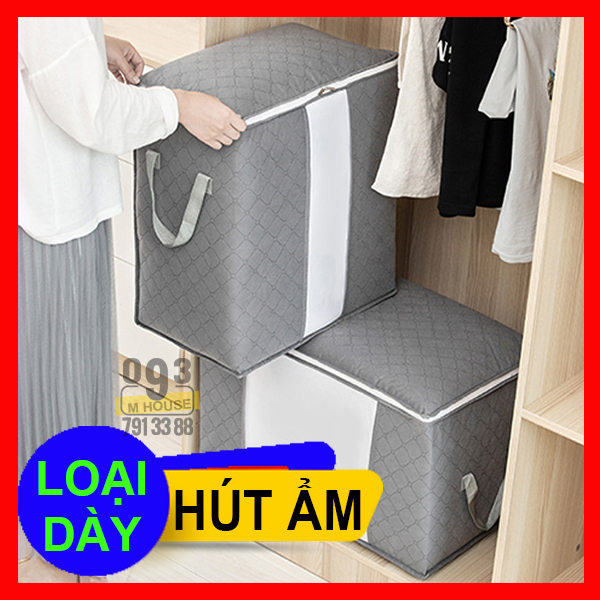 Storage Bag Clothes Blanket Pillow Box Clothing Sweater Box Pouch Holder Organizer