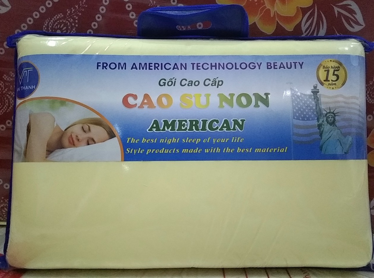 Gối Cao Su Non AMERICAN Cao Cấp