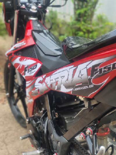 Tem Rời Satria mẫu lửa màu đỏ trắng đen