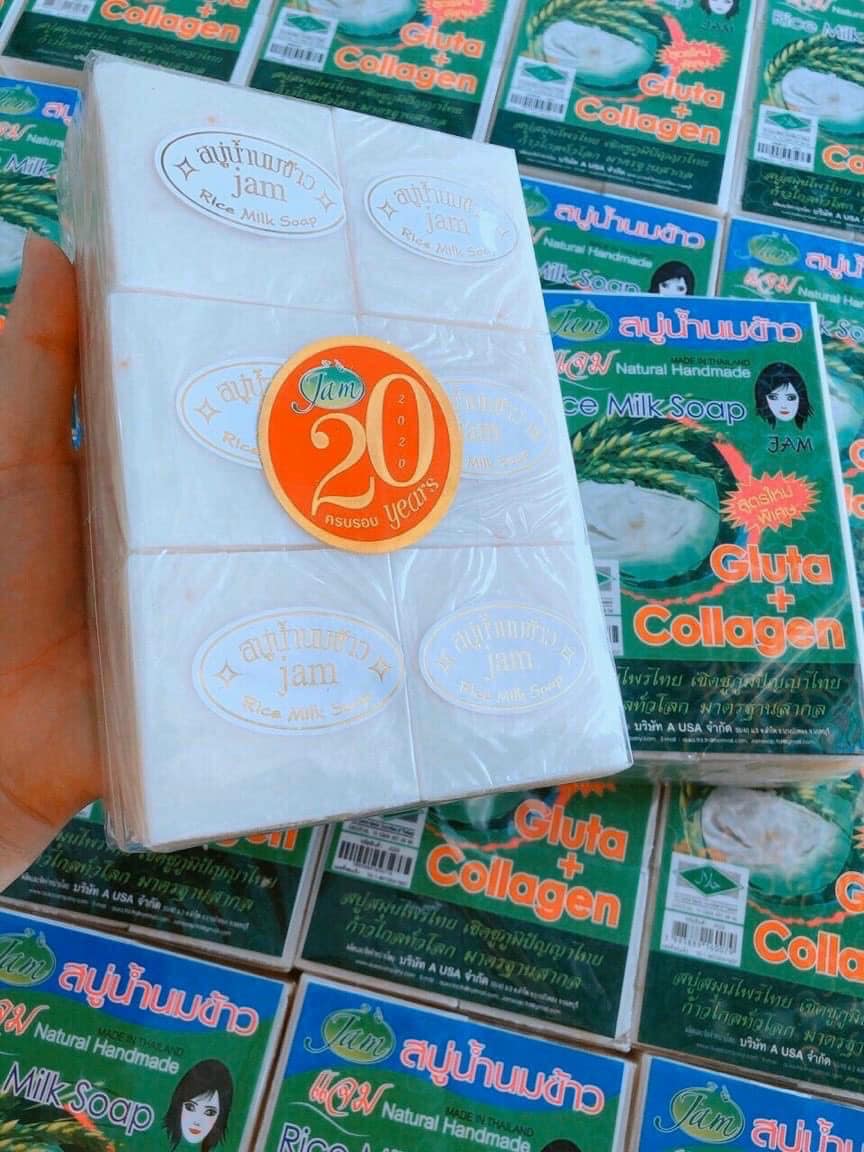 [HCM]SOAP TẮM TRẮNG SỮA GẠO THÁI LAN