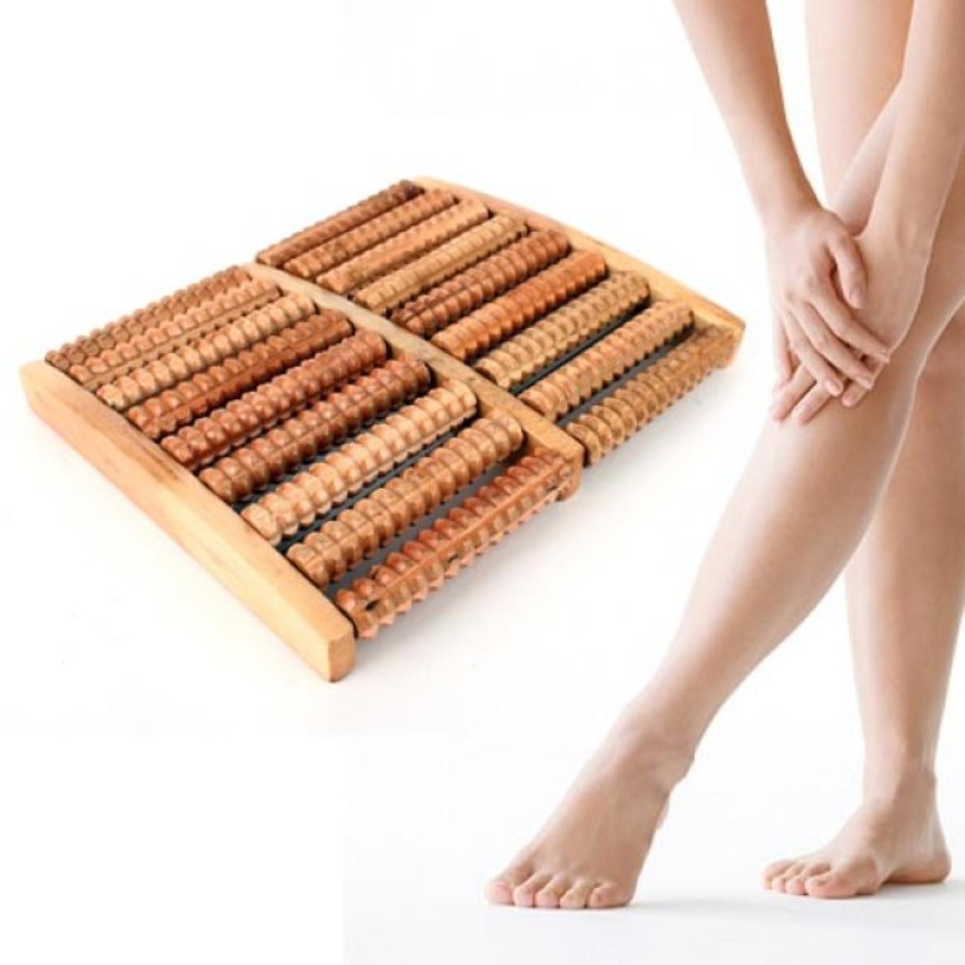 Dụng cụ massage chân 5 bàn bằng gỗ