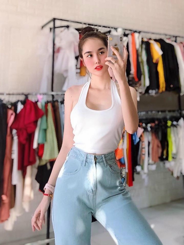 Hot 🔥🔥🔥 Áo yếm tròng cổ siêu cưng (dưới 48kg) - Ảnh thật