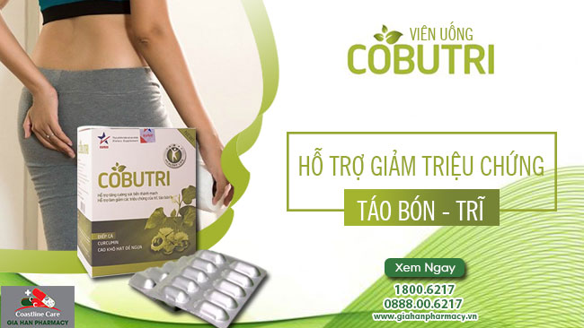COBUTRI - Hỗ trợ trĩ, táo bón