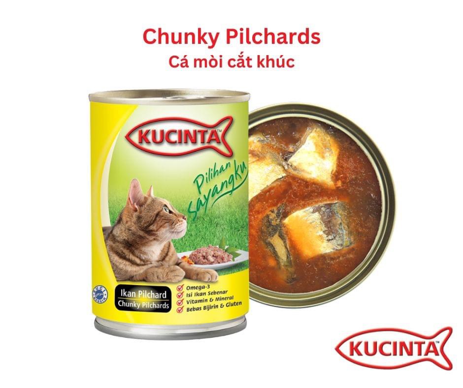 [Freeship] Pate lon KUCINTA 400g thịt cá thật siêu rẻ, thức ăn cho mèo mọi lứa tuổi