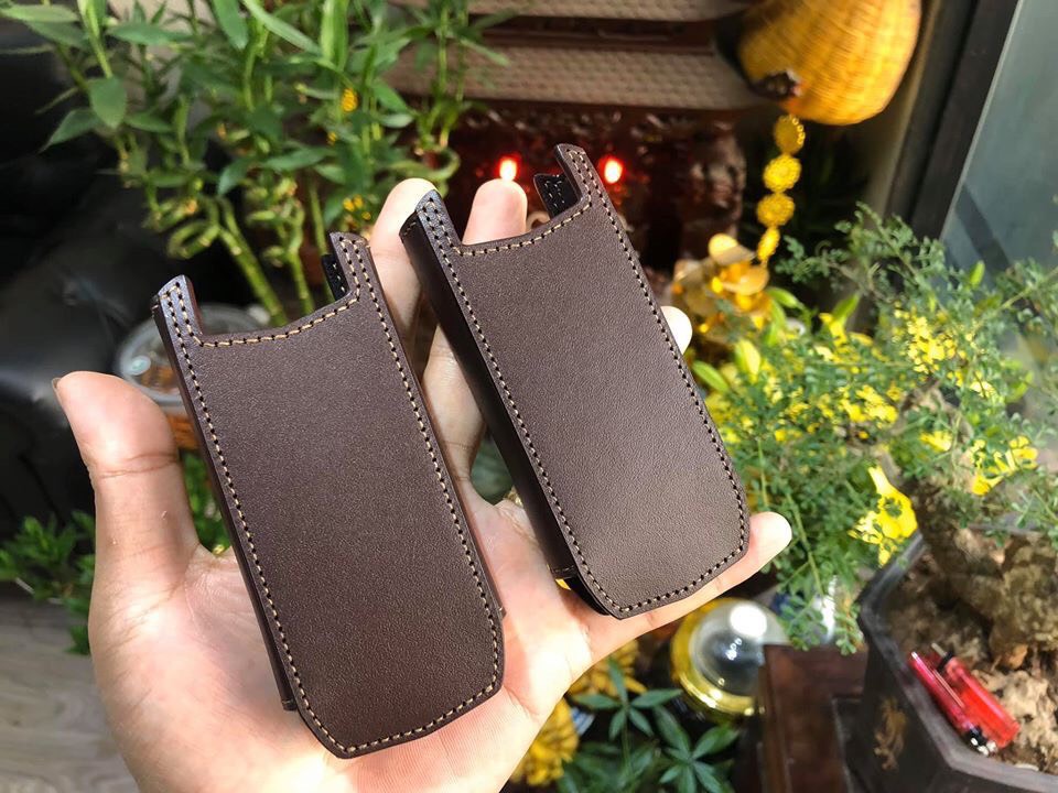 Bao da bò rút Vertu Ascent Ti + Ascent X