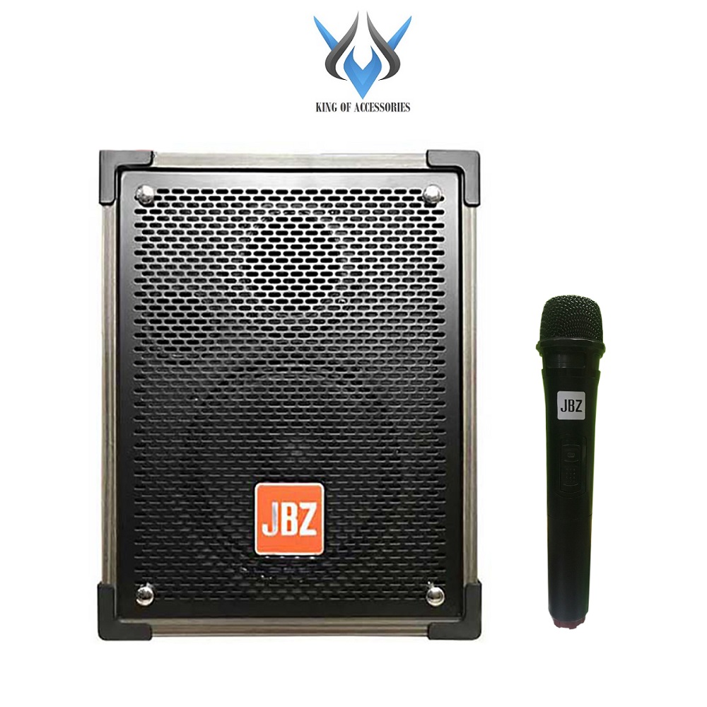 Loa kéo di động Karaoke Bluetooth cao cấp JBZ NE-106 Bass 2 Tấc CS 70W (Đen) + Kèm 1 micro không dây - Nhất Tín Computer