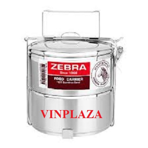 Camen 2 ngăn Zebra 150122 12cm (Bạc) - 150122