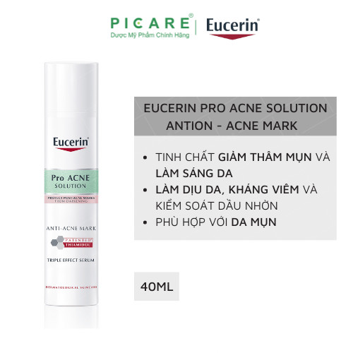 Tinh chất giúp giảm thâm mụn dưỡng sáng a eucerin acne-oil control pro acne solution anti-acne mark 40ml - 66862