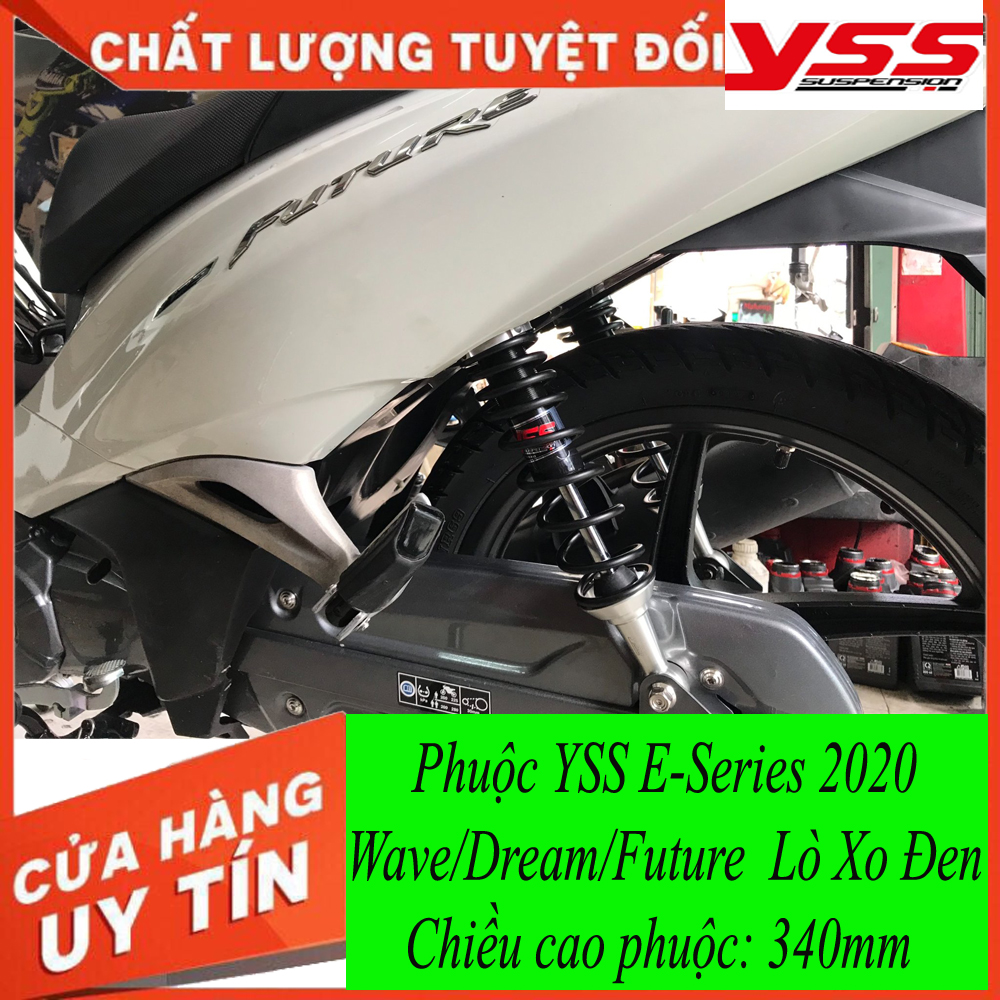 [HCM]Phuộc  YSS  Thái Lan xe Wave/Dream/Future E-Series 2020 Lò Xo Đen
