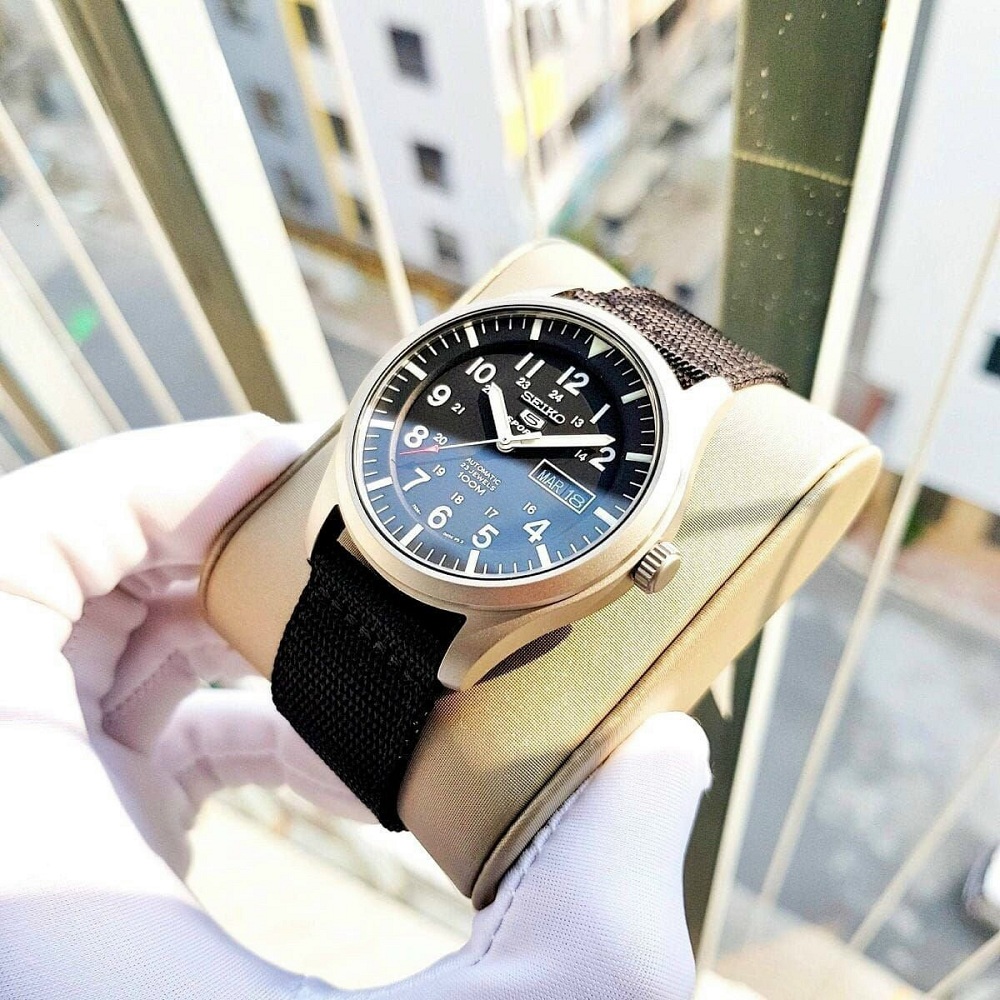 Đồng hồ cơ automatic SEIKO dây dù đẳng cấp sang trọng