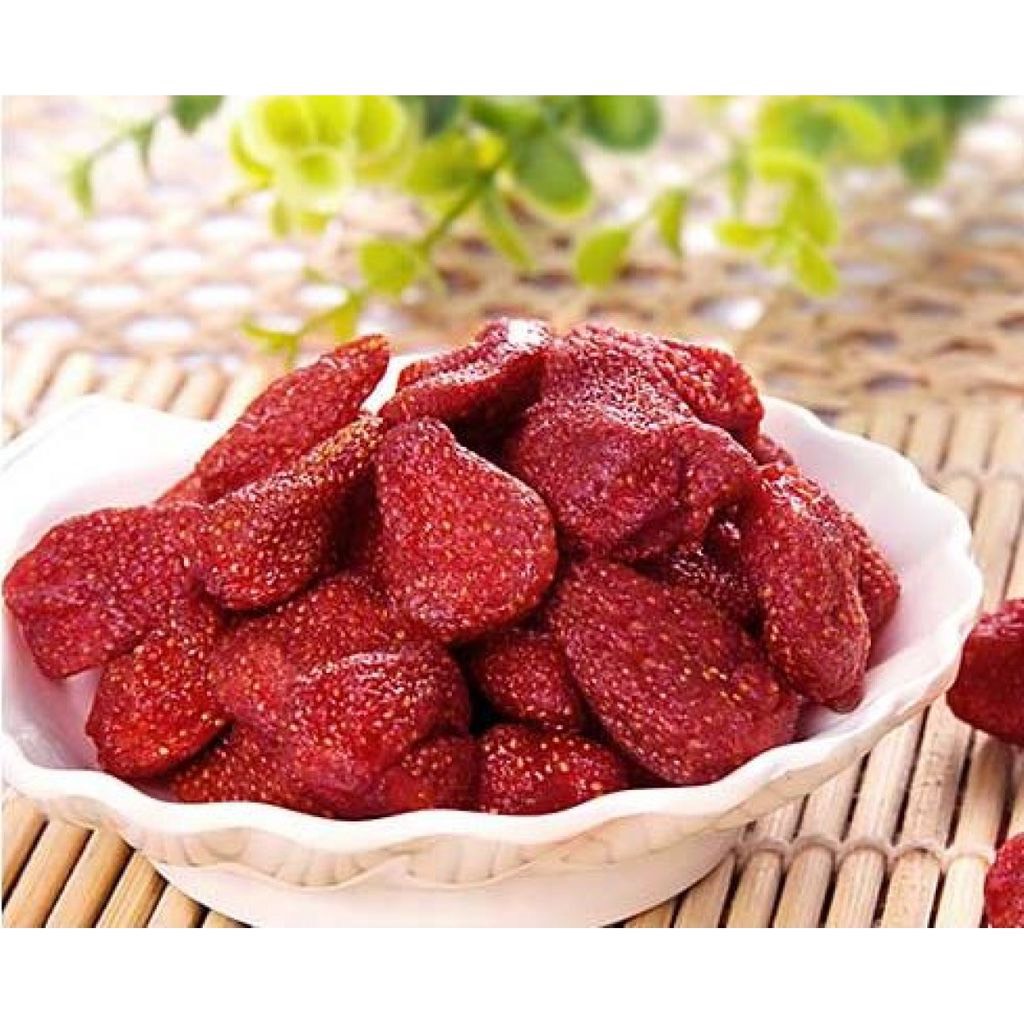 Dâu tây sấy dẻo đà lạt | ăn vặt nhà dâu