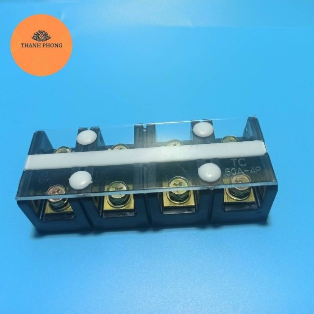 Cầu Đấu Điện 60A 100A 04P Domino Terminal