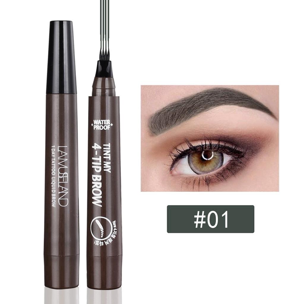 Bút Phẩy 4 Nhánh Tạo Chân Mày Tự Nhiên 4-TIP BROWN