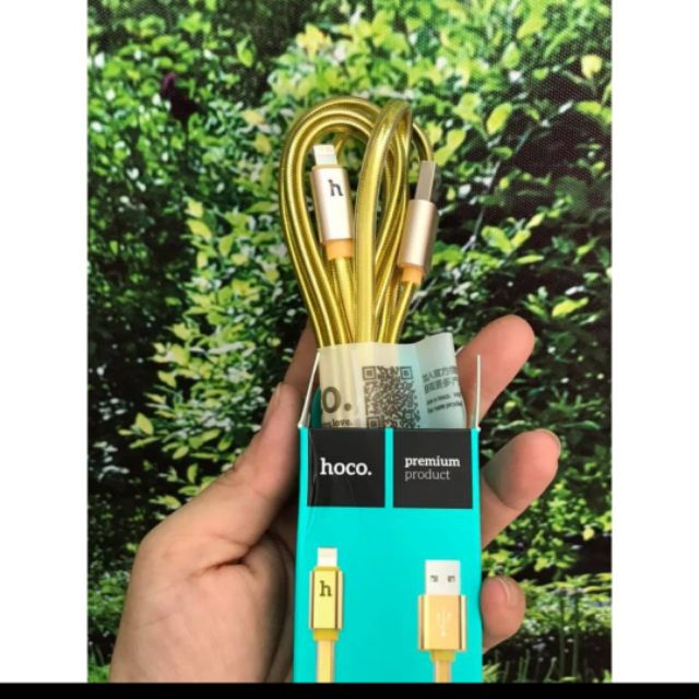 Cáp sạc Hoco thông minh tự ngắt khi đầy pin UPL12 dài 2m dành cho Iphone/ Ipad