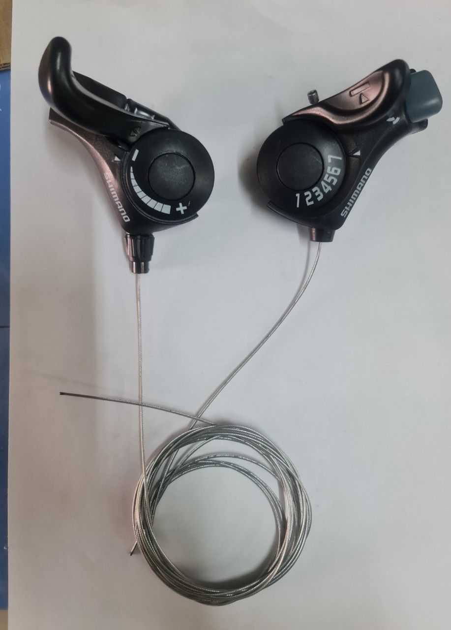 Bộ tay bấm xả/tay đề cho xe đạp địa hình shimano sl-tx30 3x7 speed - loại đẹp