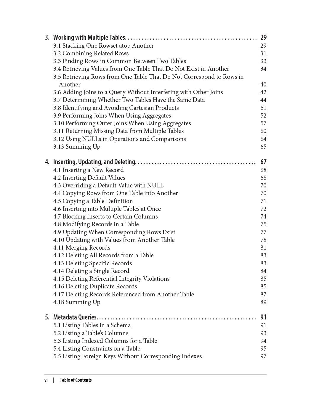sách SQL Cookbookm