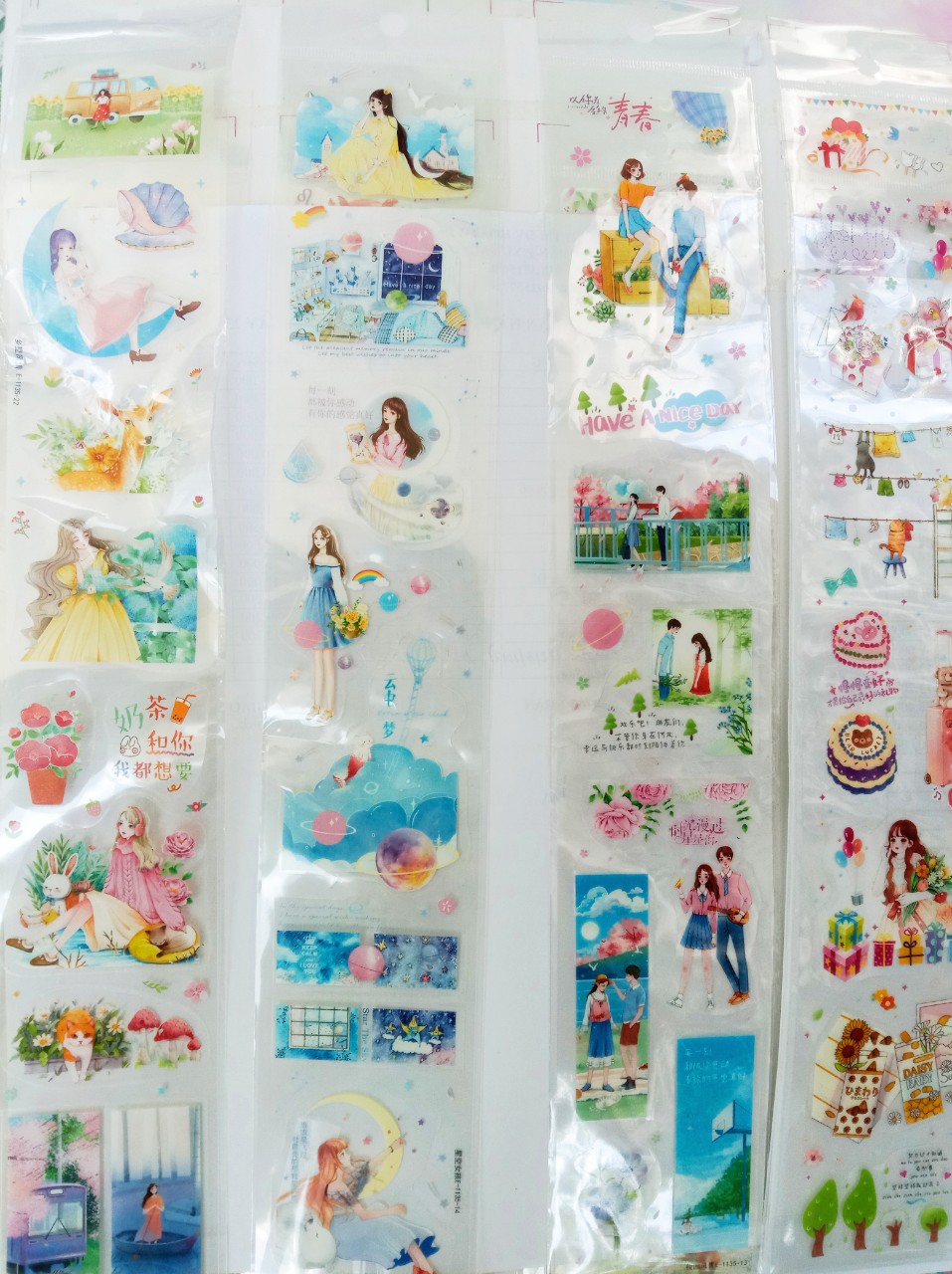 Sticker trang trí nhiều chủ đề
