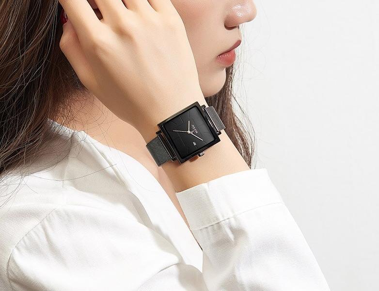 Đồng hồ nữ JA-1207 JULIUS HÀN QUỐC Dây thép