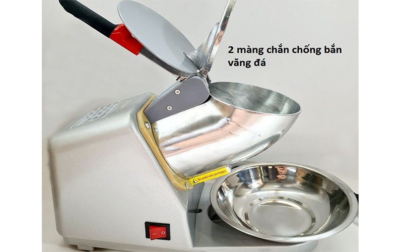 Máy Xay Đá Tuyết 2 Lưỡi Đa Năng 500W( Màu bạc)