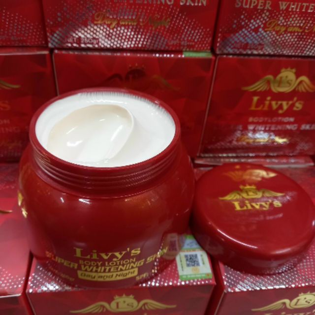 Kem Body LIVY'S Đỏ Trắng Da 250g Bật Tone Sau 7 Ngày Livy Đỏ (R)