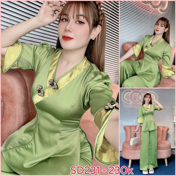 SÉT LAM ĐI LỄ CHÙA THANH LỊCH VẢI CAO CẤP