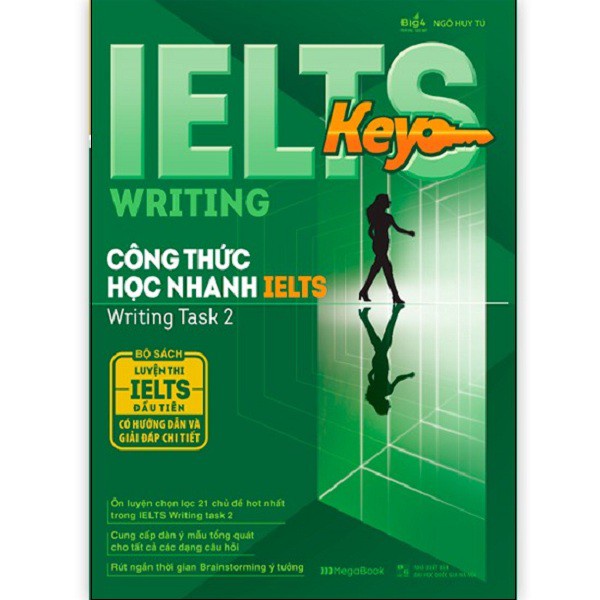 Sách megabook - ielts key writing – công thức học nhanh ielts – writing task 2